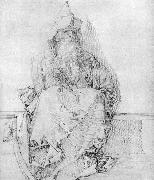 Albrecht Durer Seated Prophet oil